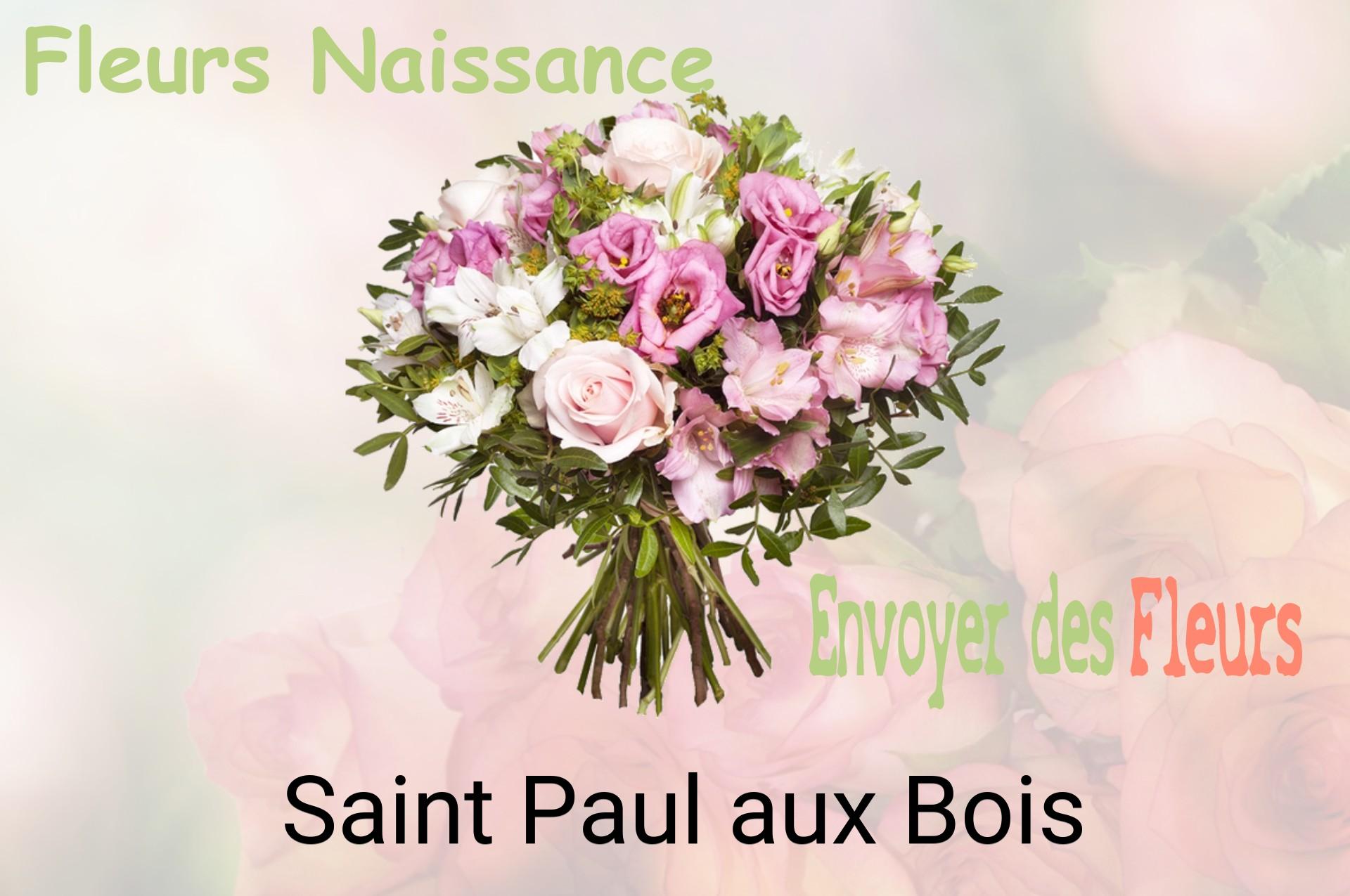 Bouquet de fleurs de naissance livré à Saint-Paul-aux-Bois